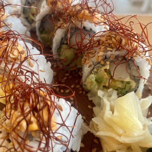 Spicy Sesame Ebi Roll